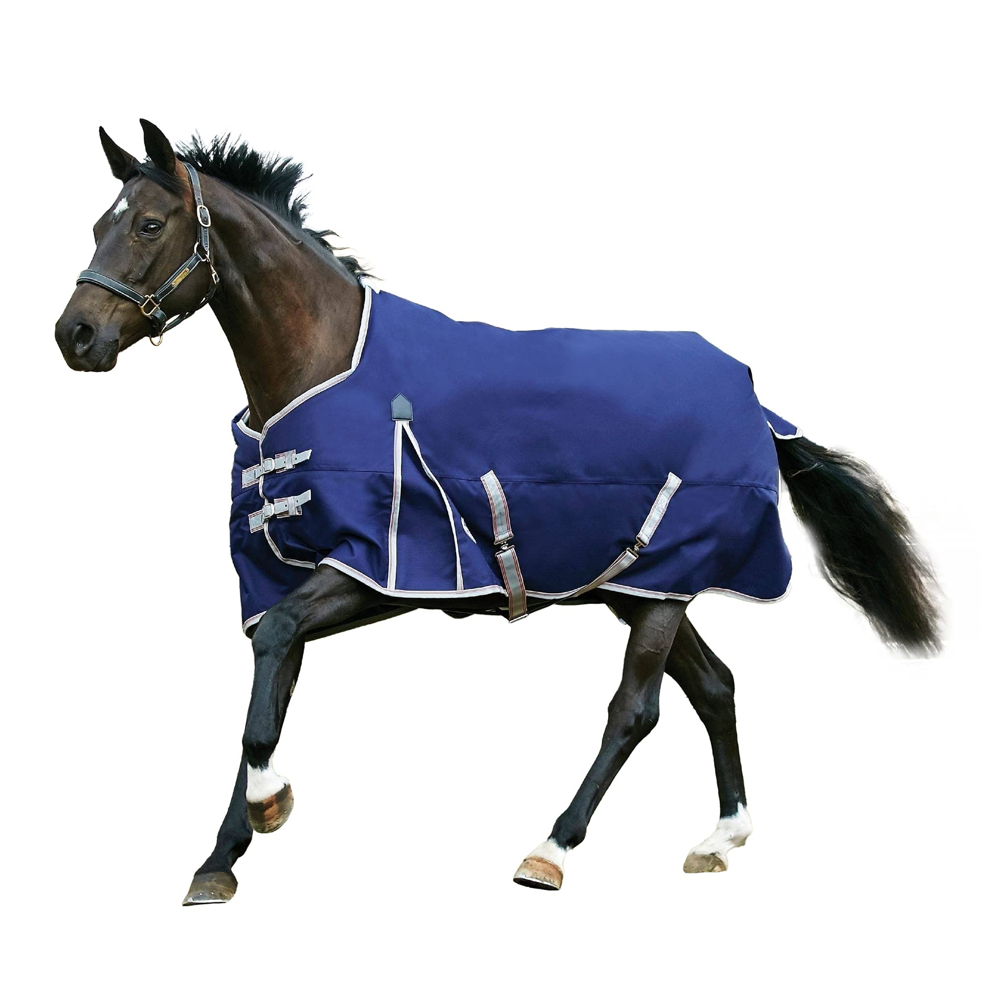 WeatherBeeta ComFiTec Essential Standard Neck Medium, medium-weight turnout rug sized 6'3"